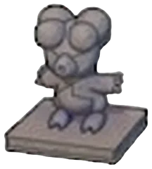 Fiery Magby statue