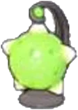 Green meteor lamp
