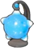 Indigo meteor lamp