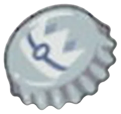 Silver Bottle Cap